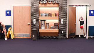 Massive Riding with Big Ass Milf in the Gym (3D Sexgame) HQ