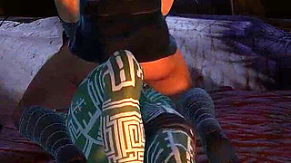 Pounding a Tribal Orc Woman Only to Cun on Her Tits