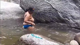 Sexy Dance For My Stepbrother In The River