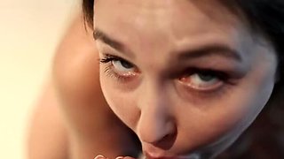 Stepmom Fucks Stepson - Hot MILF Blowjob & Pussy Action