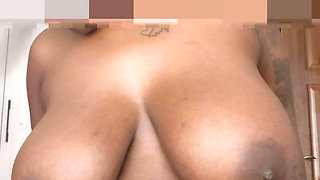 Povmessy Spitting on My Big Natural Boobs-more on My -link on Profile Here