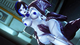 Hentai Game - Subverse - Demi Best Sex Scene - Android Woman Sex - 3D Hentai