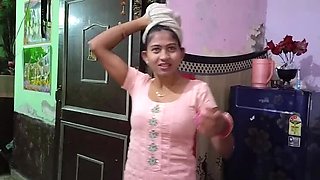 My Wife Caught Me Fucking My Ex-Girlfriend In The Bathroom – First Time Amateur Indian Sex