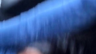 Beautiful Brunette Big Boobs Rides Fake Cock
