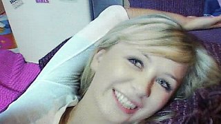 Freaky blonde has A kinky foot fetish