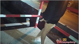 Flashing Skirt No Panties Around Town Public Sex On The Street Voyeurs Catch Us Fucking