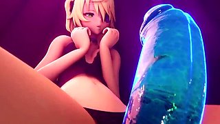 Slimey 3D Hentai for Fischl's Big Boobs