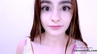 Lesbian 19 Teenage rides girl with strapon at audition