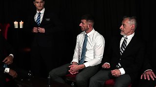 DILF ritually fucks and breeds twink