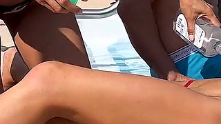 Two MILF Sluts Fuck and Ride Cock