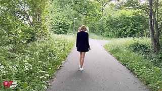 Blonde Slut! a Quickie Just off the Road!