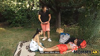 Watch Valentina Sierra, Lola Danger, and Joe Di Marco enjoy a public fuck with their huge Italian cocks