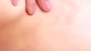 Busty teenager gives her bf a deep blowjob