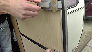 German Brunette Chick Pick Up and Hardcore Pussy Fucking with Big Tits and Big Ass