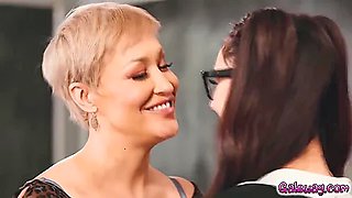 Eliza And Ryan Shared Nerdy Lesbian Fucking