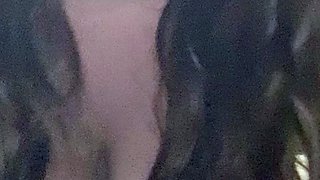 Nasty brunette pornstar with big boobs