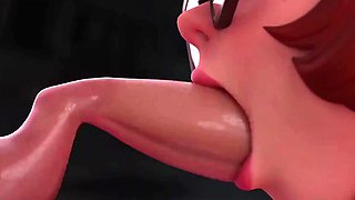 Curvy Velma falls victim to multiple ghost dicks bothering her