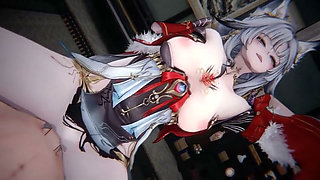 Wuthering Waves - Hsin Passionate Sex Scene - 3D Hentai Animations