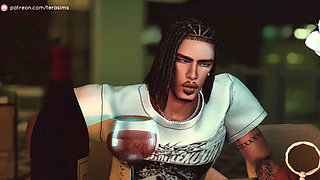 3D Porn - Rough sex at a party, part 2