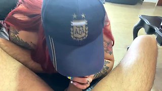 He swallows all Mi MILK because he lost a World Cup bet -