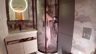 Andre Love Takes a Rough Pounding After Her Shower