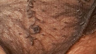 Transparent and Hairy Panties