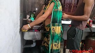 Jiju and Sali Fuck Without Condom in Kitchen Room (official Video by Villagesex91 )