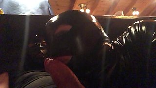 Latex Masked Anal Fever Devouring His Master Hot Cock. Part 3