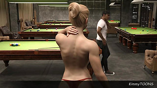 AWAM - Sex scene - Husband shares cheating wife with his best friend - DP ANAL - kimmytoons-1