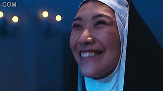 Corrupted Convent Railing - Kyoko, Nata Gold & Shelena Futa Fuckfest