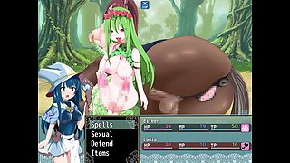 Anime monster girl with a big ass