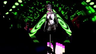Beauty Bar Dancer - 3d Animation With Anime Hentai
