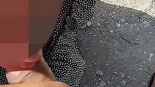 French MILF Blowjob Amateur on Nude Beach Public in Greece to Stranger with Cumshot - Misscreamy