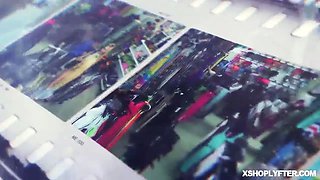 Emily Willis got her Shaved Pussy spread eagle bang by the lp officer!