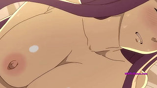 Hentai Couple Passionate Bedroom Encounter