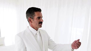 DILF ritually breeds Apprentice twink