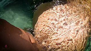 Real-life Underwater Sex in the Ocean?! Private Vacation Pussy Insemination!